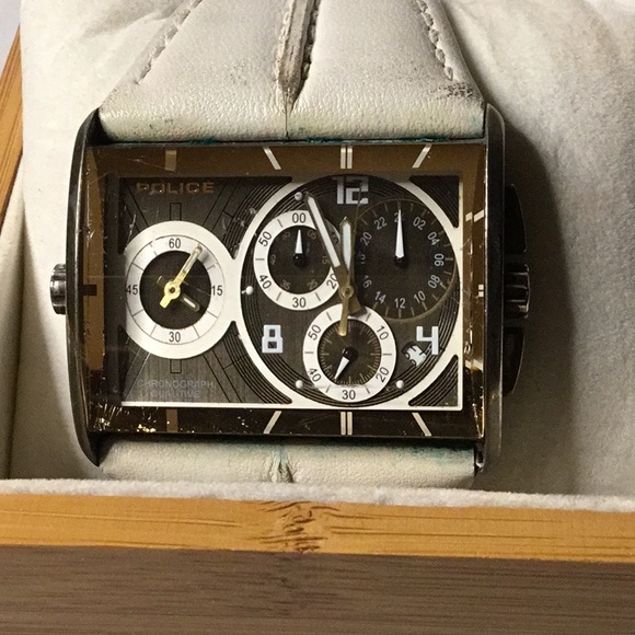 Younique | Accessories | Police Twingear Rectangular Chronograph
